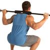 Male utilizing Olympic Barbell Pad