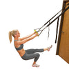 Female utilizing Gravity Straps Body Weight Trainer