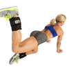 Female performing Glute Press Ups with Adjustable Ankle Weights