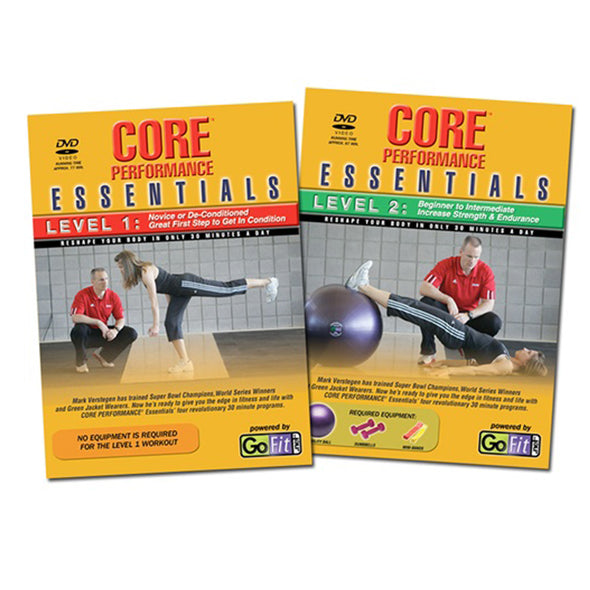 Level 1 and 2 Core Performance Essentials Workout DVD