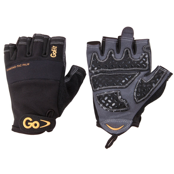 Front and back view of Diamond-Tac Pro Trainer Gloves 
