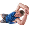 Male rolling trapezius with 12 inch Go Roller