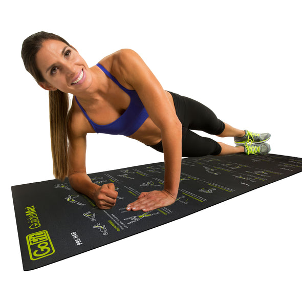 Female performing Side Plank on Guide Mat