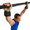 Male performing pull up w/ Pro Go Grips with Wrist Wraps