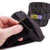 hook & loop closure of Padded Pro Ankle Weights