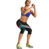 Female wearing two Power Loops while squatting
