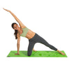 Female performing stretch on Hummingbird Garden Designer Yoga Mat