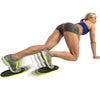 Female performing Mountain Climbers with Go Slides