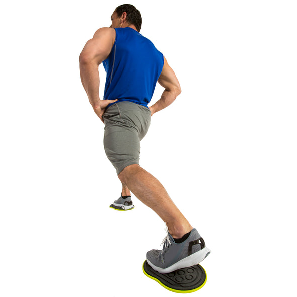 Male performing Back lunge w/ Go Slides