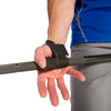 Ultra Padded Pro Wrist Straps wrapped on hand and bar