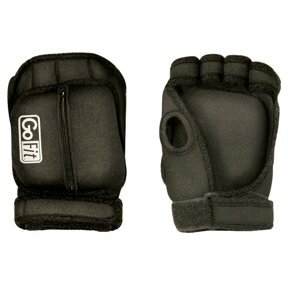 Weighted Aerobic Gloves on hands