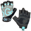 Women’s Premium Leather Elite Trainer Gloves—Teal/Black