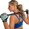 Female using Women’s Premium Leather Elite Trainer Gloves